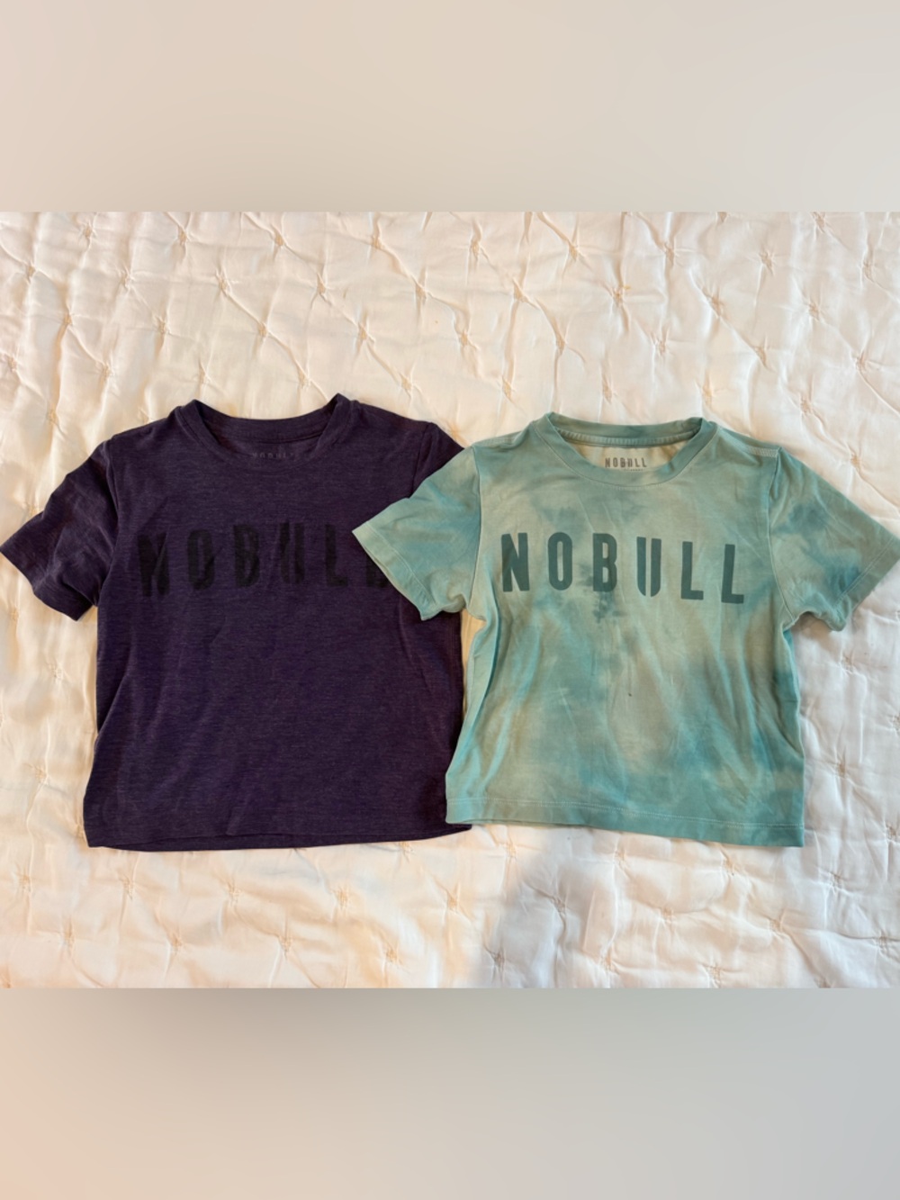 NOBULL Kids Short Sleeve Tee Set - Purple & Teal